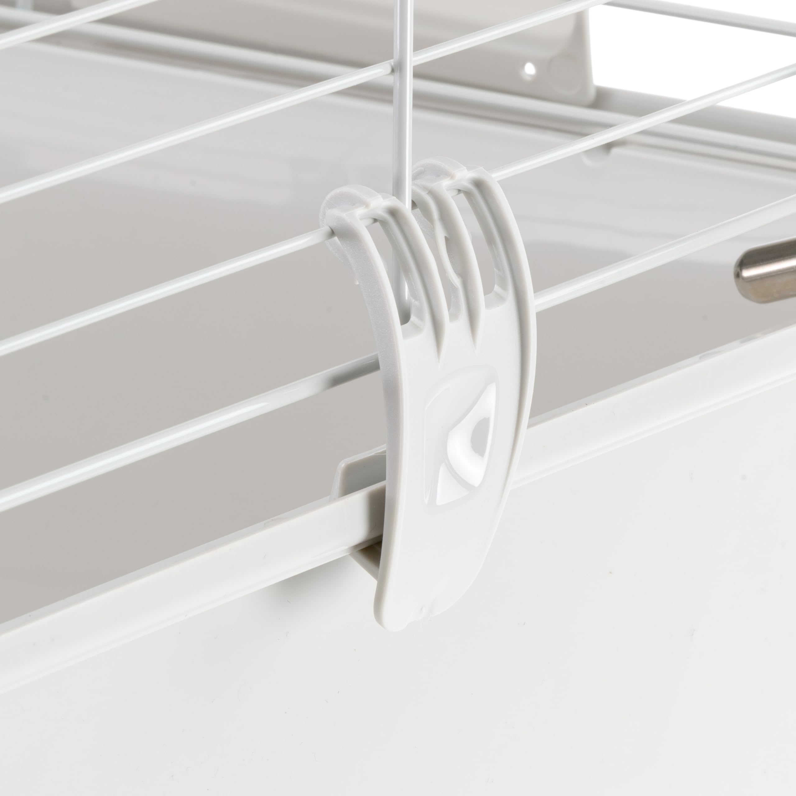 FERPLAST Gabbia Roditori CAVIE 80 per Cavie, Porcellini d'India, in Metallo, Accessori inclusi: Mangiatoia, Beverino, Ciotola, Casetta. 77x48xh42cm