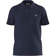Lacoste Men's Regular Fit Cotton Blend Polo Shirt, Navy Blue, XX-Large