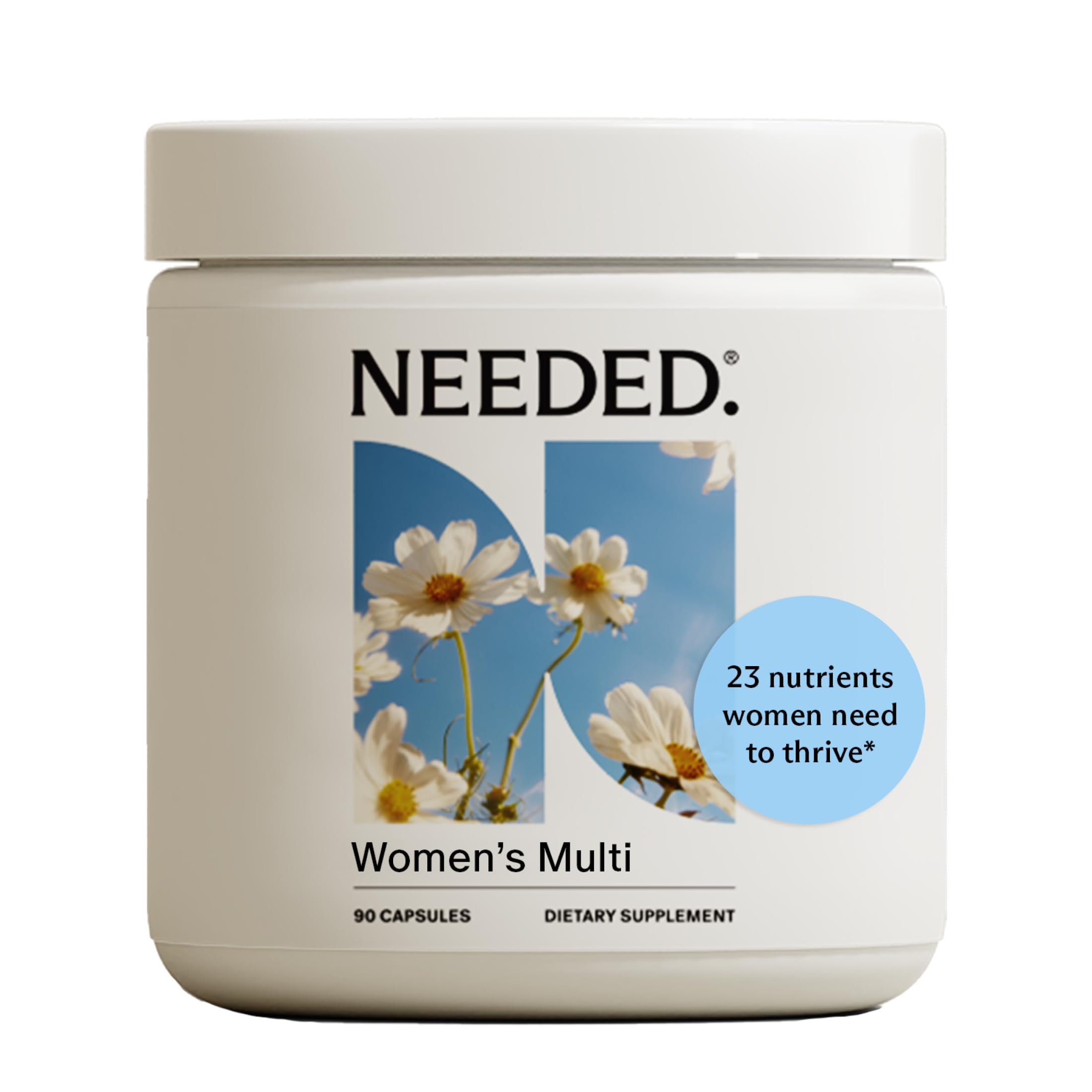Multivitamin for Women with 23 Vitamins, Minerals and Antioxidants - Daily Womens Multivitamin - Vitamin B12, B6, D3, Choline, Calcium, Biotin, Magnesium, Folate and More (90 Count)