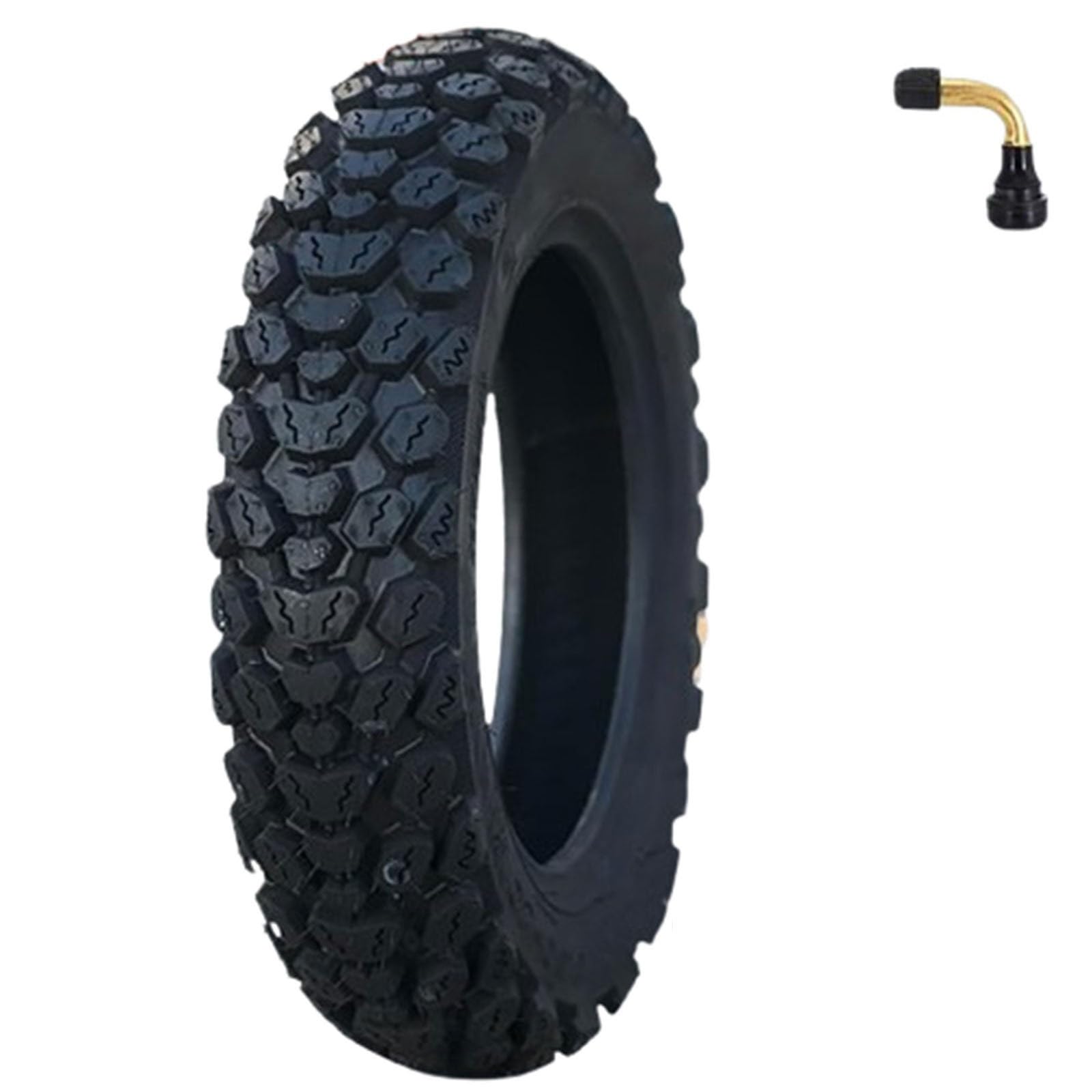 Zxcltr One Color 3.50-10 Tubeless Tire, 10 Inch Offroad Snow Knobby Tire For Electric Bike Tire, 3.50-10 Scooter Tire Thickened 8-Layer