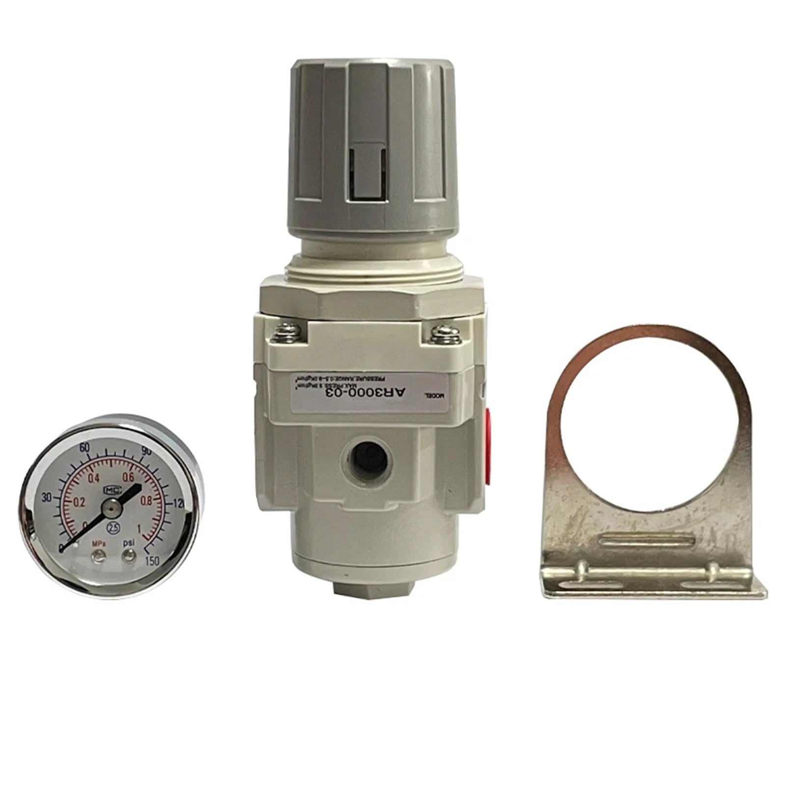 AR5000-06 AR5000-10 Regolatore di pressione 'aria Pompa di controllo del compressore Unità di trattamento di regolazione del gas con manometro regolabile 3/4 1 | AR5000-10