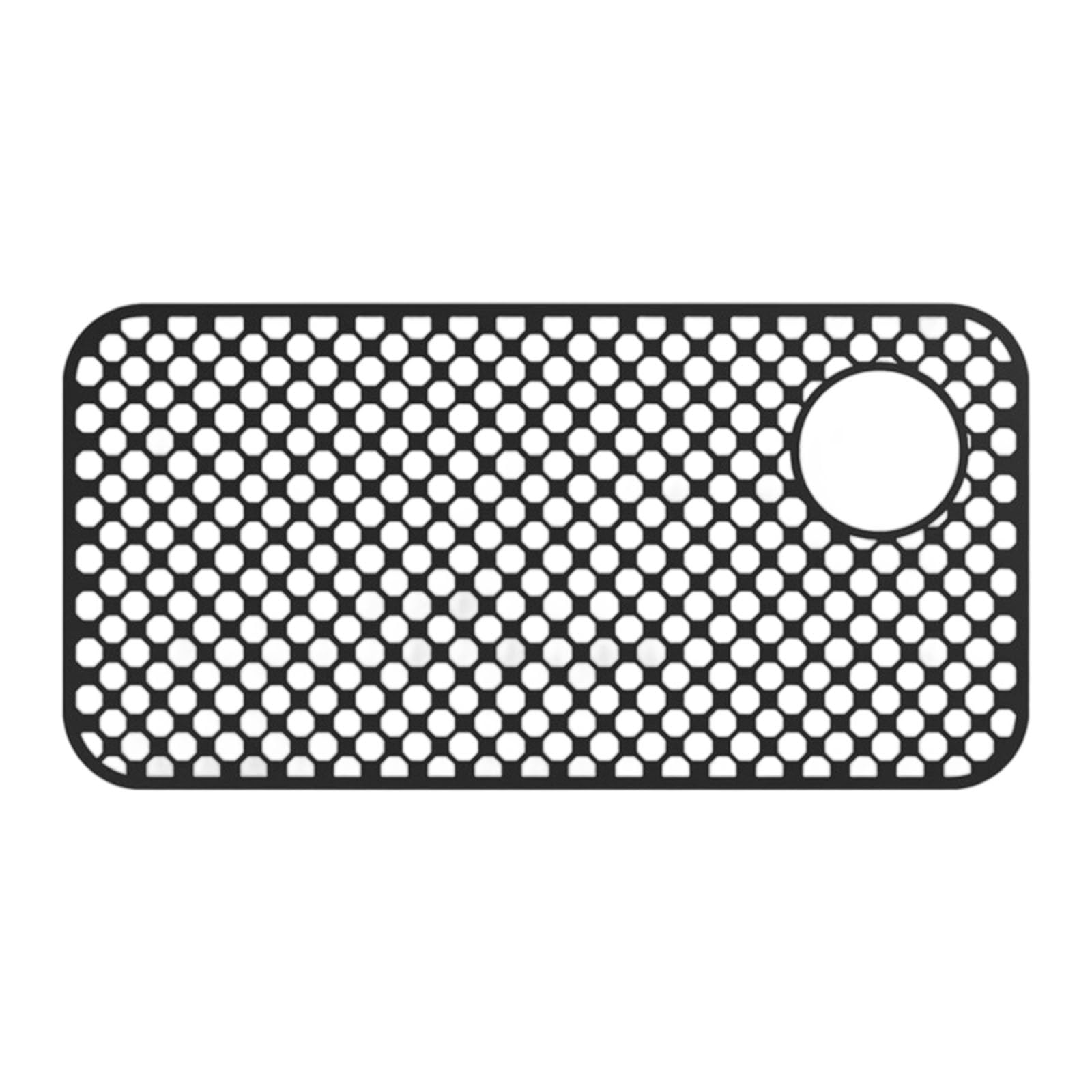 Alfombrillas hexagonales de silicona para fregadero, protector de platos a prueba de arañazos y tapete de drenaje para utensilios de cocina, utensilios de cocina y platos, accesorios esenciales de
