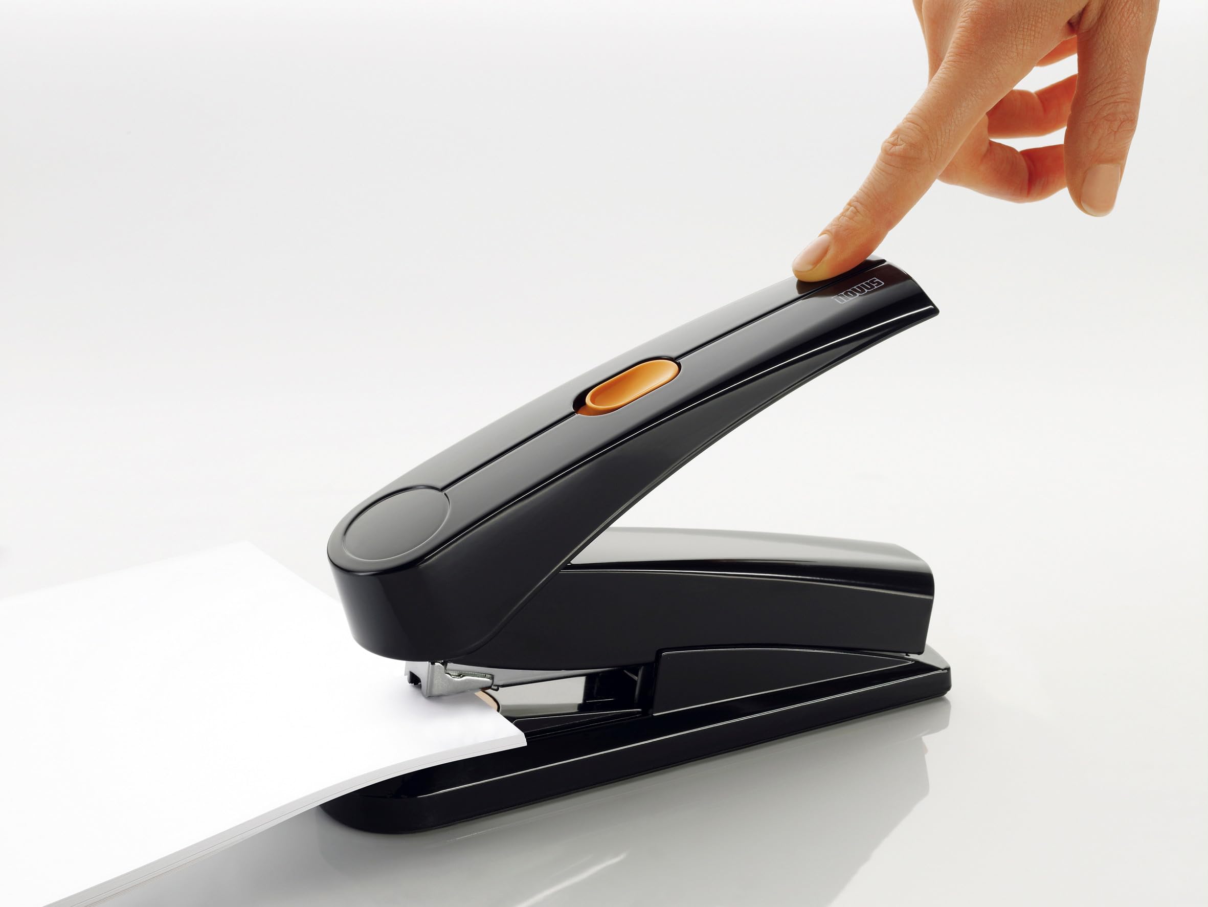 Novus B8FC - Grapadora de alto rendimiento (capacidad de grapado: 50 hojas), color negro