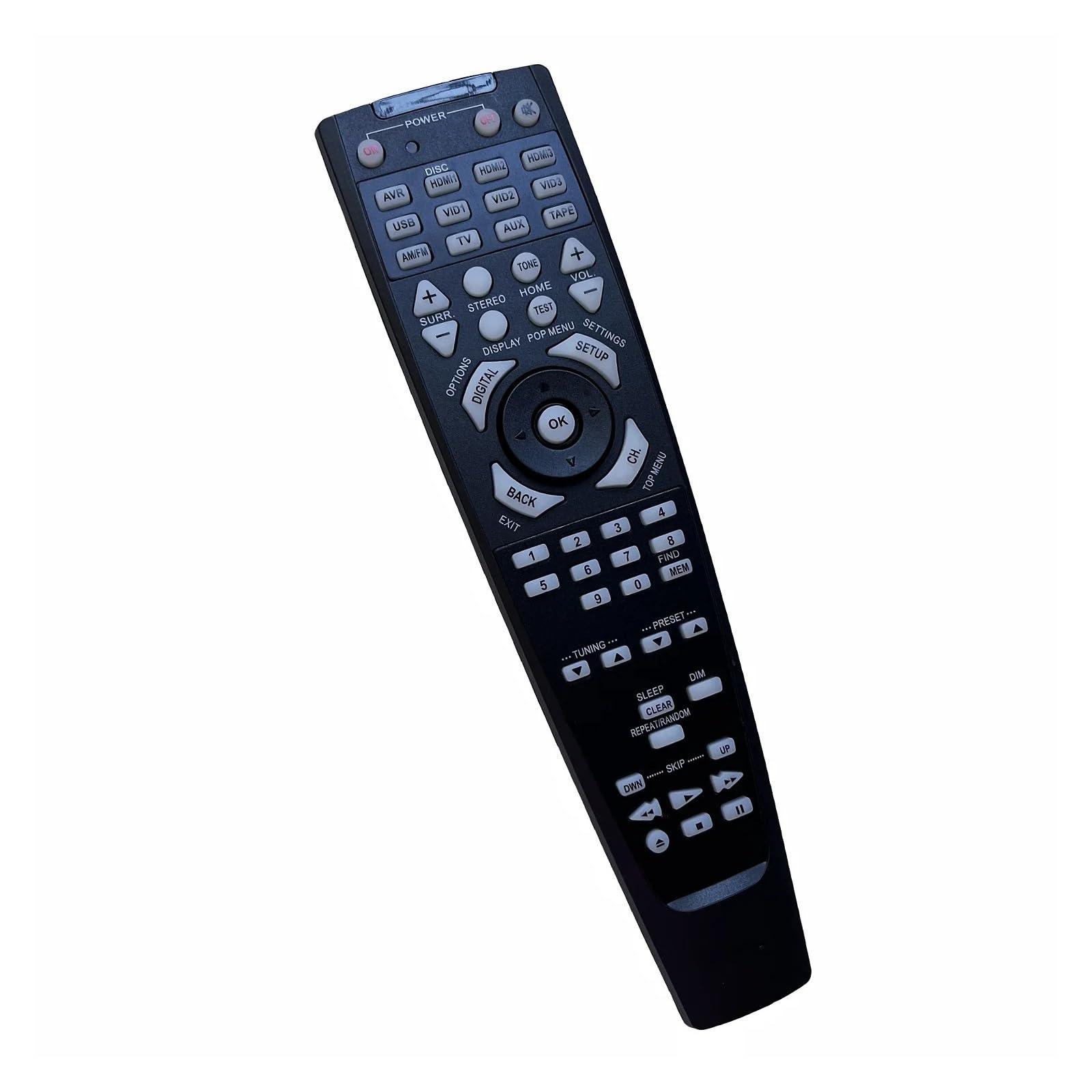 1 telecomando adatto for Harman Kardon AVR120 AVR142 AVR125 AVR110 AVR132 AVR138 AVR140 AVR154 AVR137 AVR145AV Ricevitore