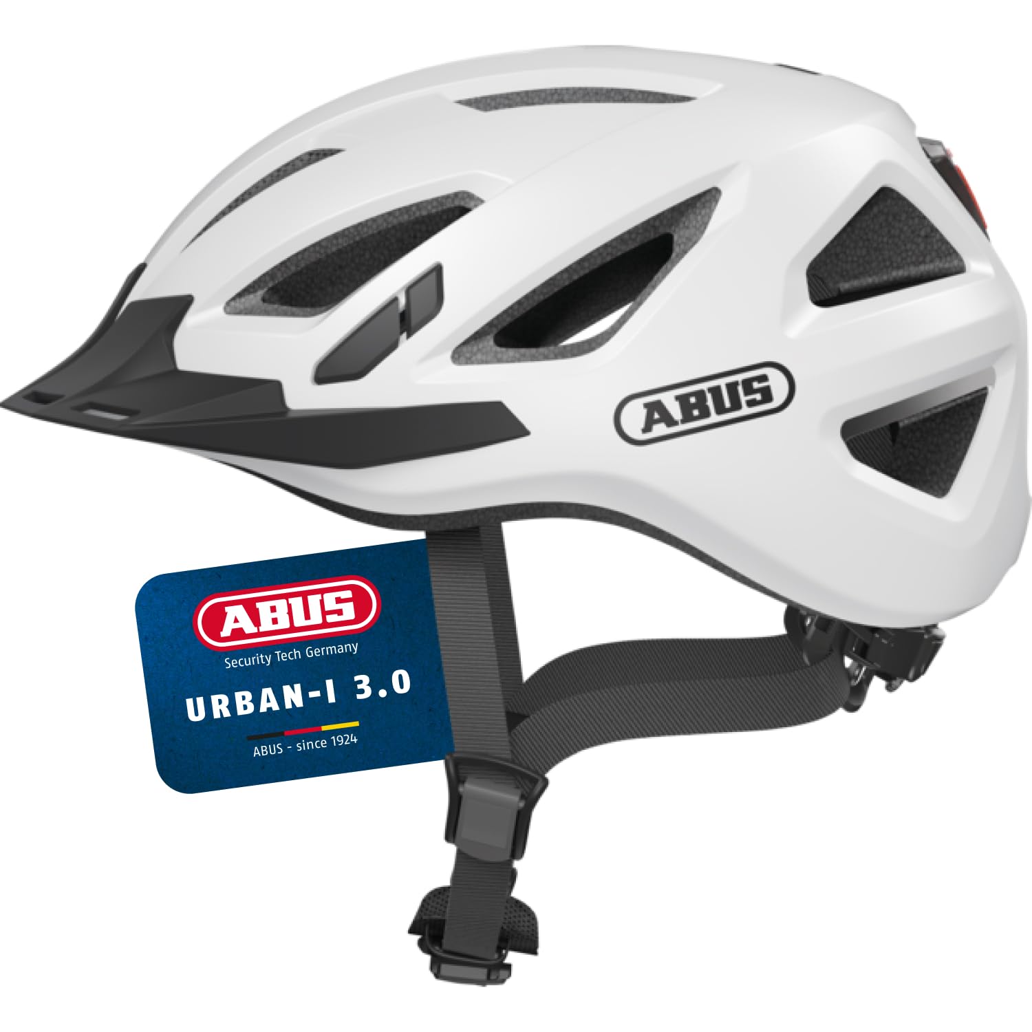 ABUS Urban-I 3.0 city helmet - bike helmet with rear light, peak and magnetic fastener - for men and women โ image 1