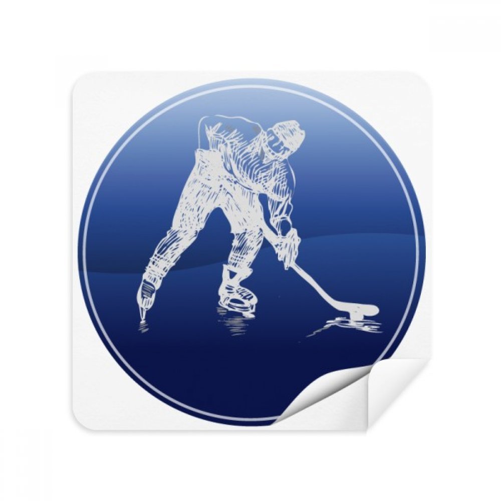 Chiffon de nettoyage hockey sur glace pour lunettes et écrans