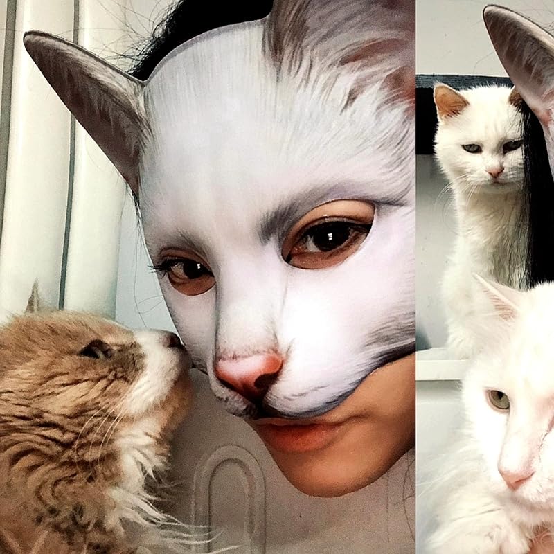 Masque de chat accessoire de fête idéal à offrir pour Noël