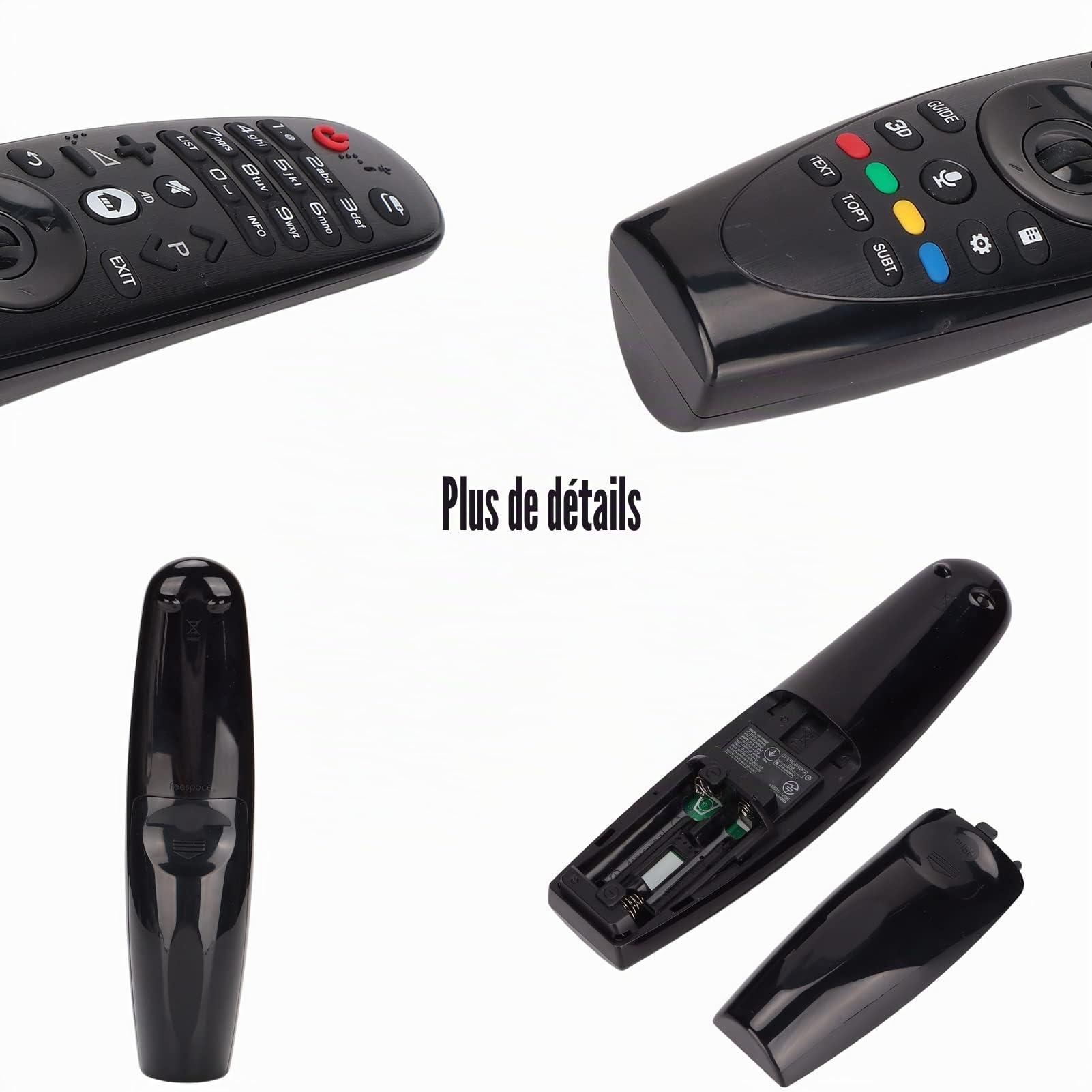 Télécommande de Remplacement pour Téléviseur an‑MR600 an‑MR600G AM‑HR600 AM‑HR650A, Télécommande de Télévision Intelligente Compatible avec an‑MR600