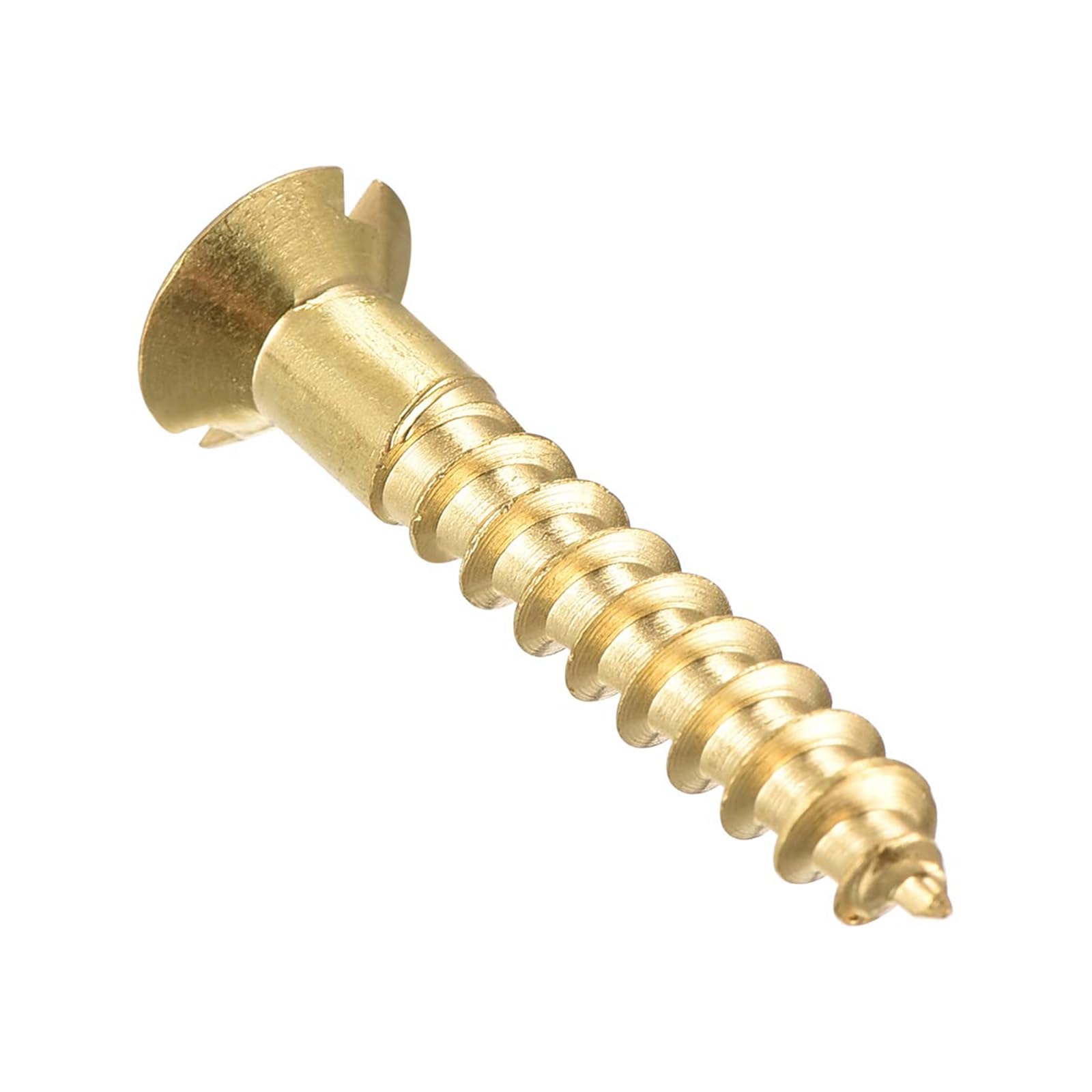TA-VIGOR 20Pcs Self Tapping Screws, M5 Slotted Flat Head Screw, 30mm Round Head Slotted Tapping Screws - Image 4