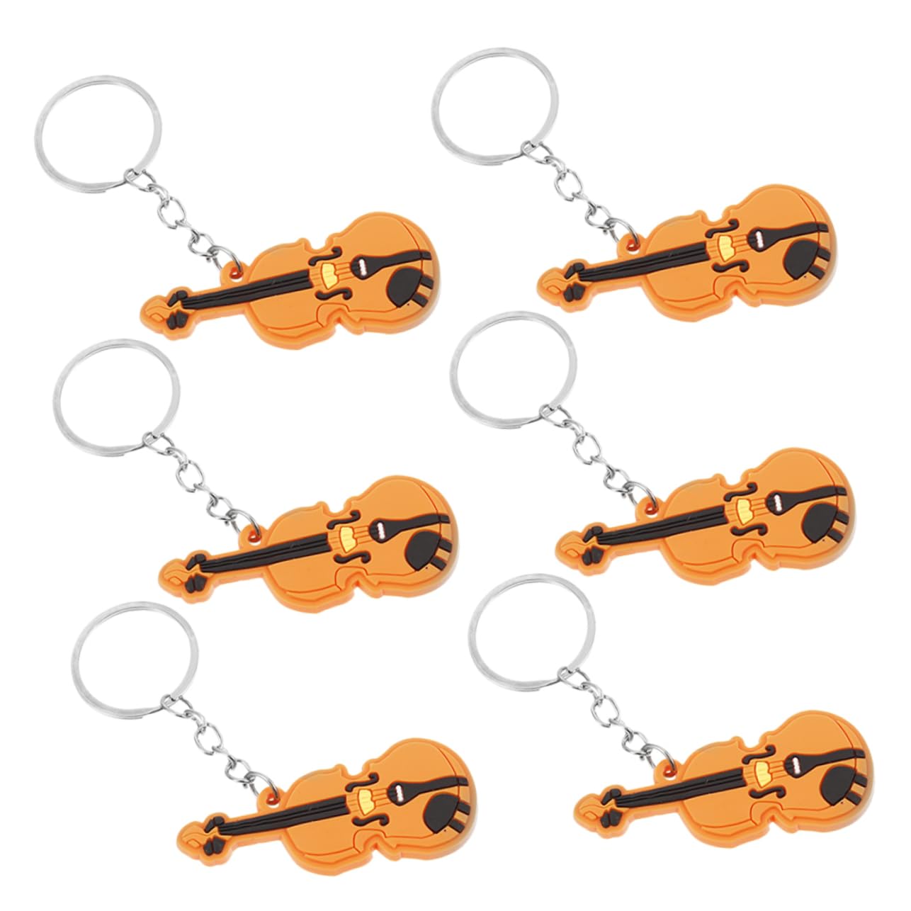 ibasenice 30pezzi Portachiavi Violino Di Accessorio Musicale Elegante Per Chiavi Zaini e Borse Creativo Per Amanti Della Musica e Feste Tema Musicale