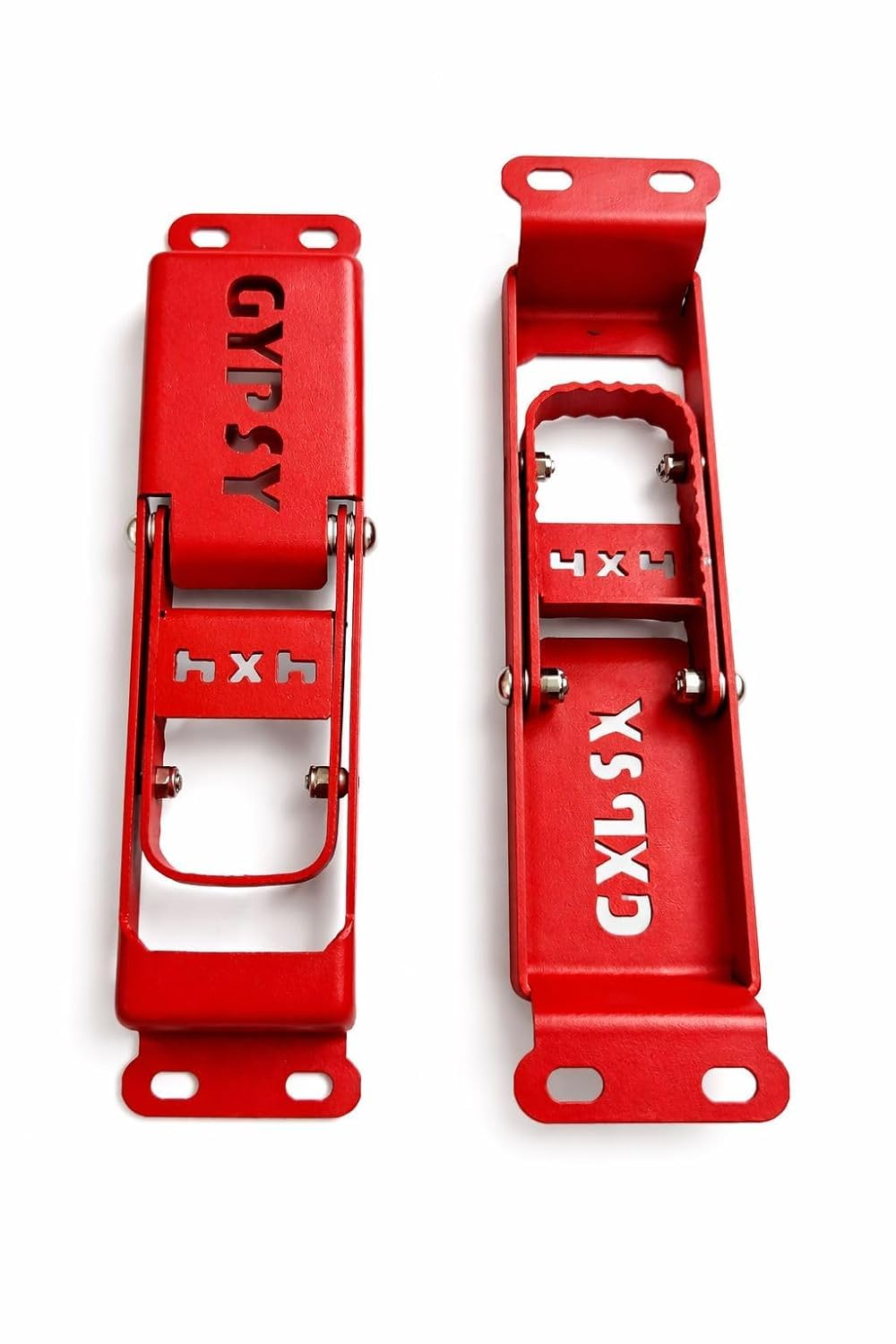 Gypsy Door Hinge Step for Maruti Gypsy, Red, Metal Construction with Mounting Holes-image-25