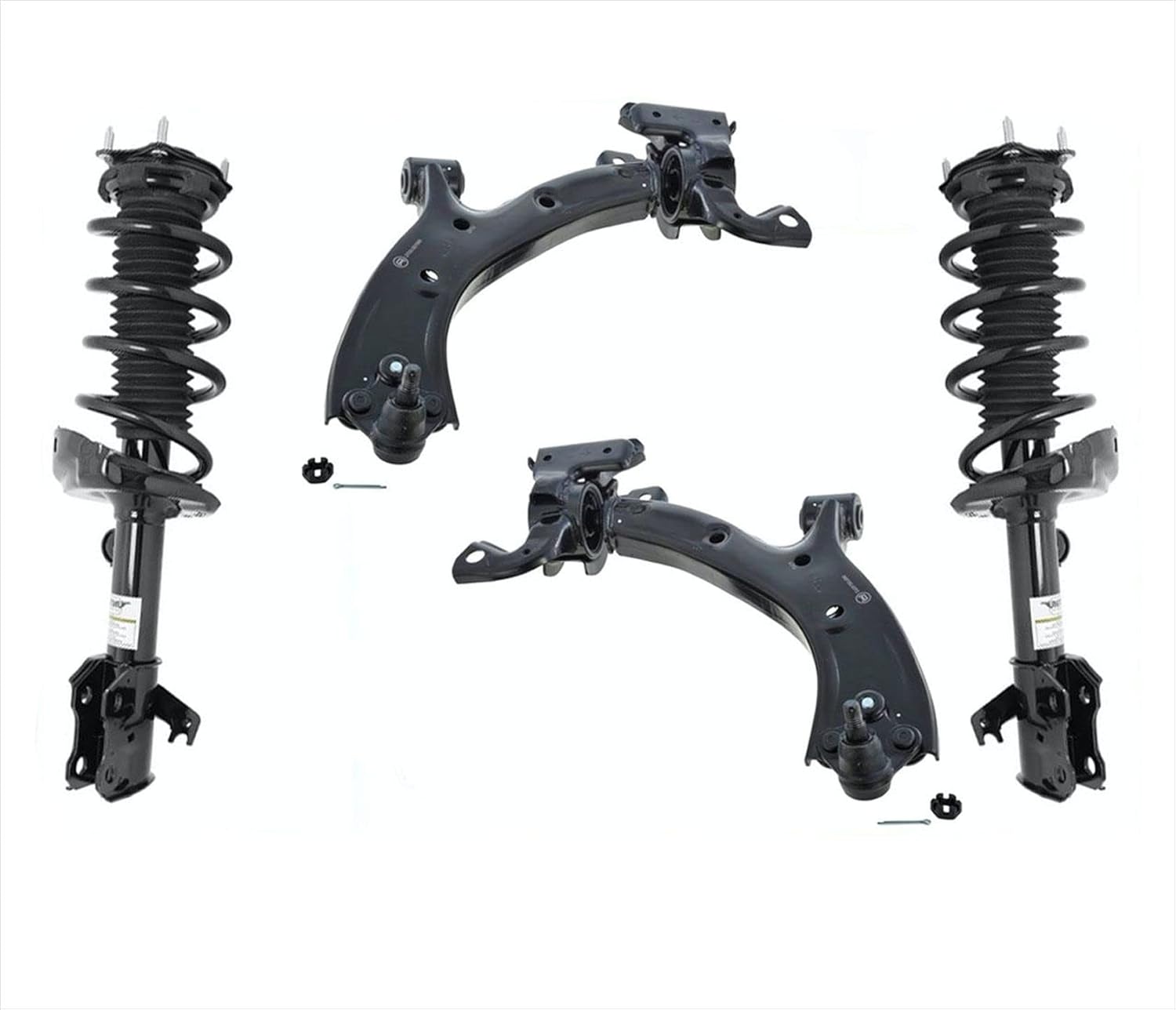 Front Complete Struts & Lower Control Arms Replacement