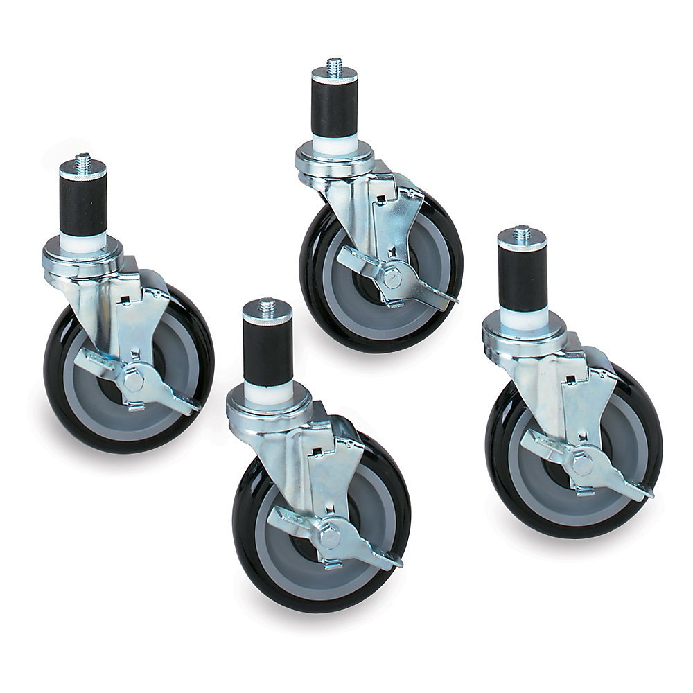 John Boos 5" Polyolefin Casters For Type 304 Stainless
