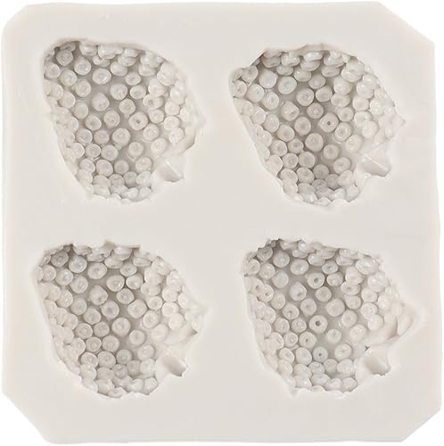 Miniatura 5 de QDMOLDS Moldes de silicona de fresa para decoración de pasteles, decoración de cupcakes, chocolate, caramelo, polímero, pasta de goma de mascar