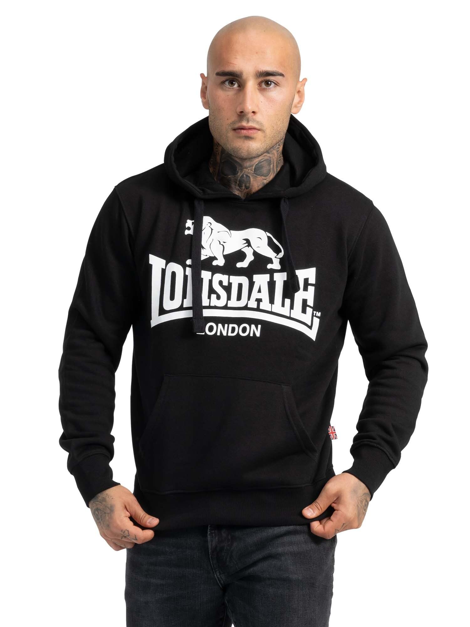 Lonsdale Men's hooded sweatshirt slim fit