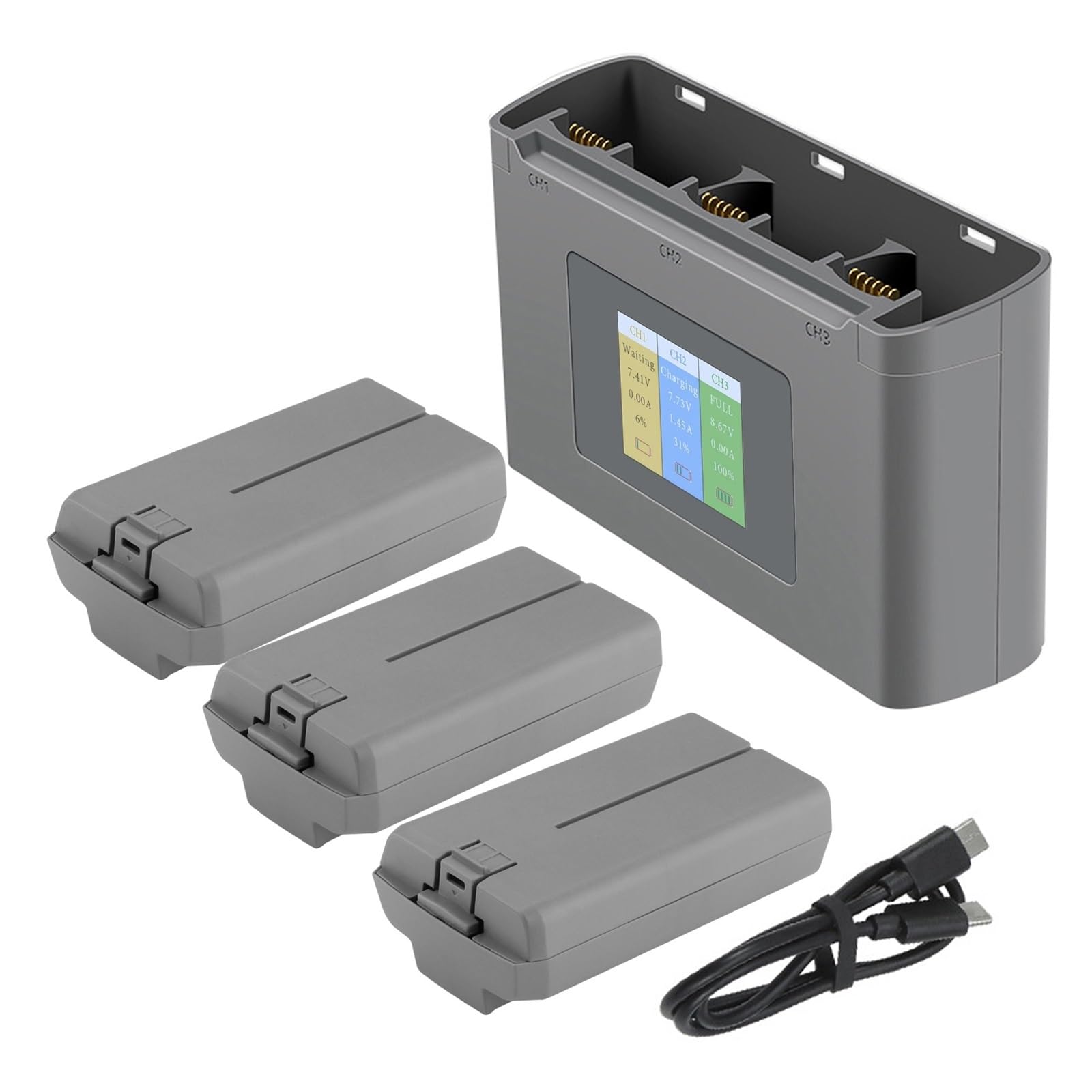 Amazon.co.jp: DJI Mini 2 SE、4K、2 SE 3ウェイUSB充電ハブ