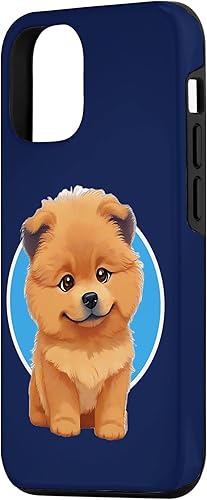 Miniatura 2 de iPhone 13 Pro Cute Happy Chow Puppy Dog Cartoon Dog to Fall in Love Case