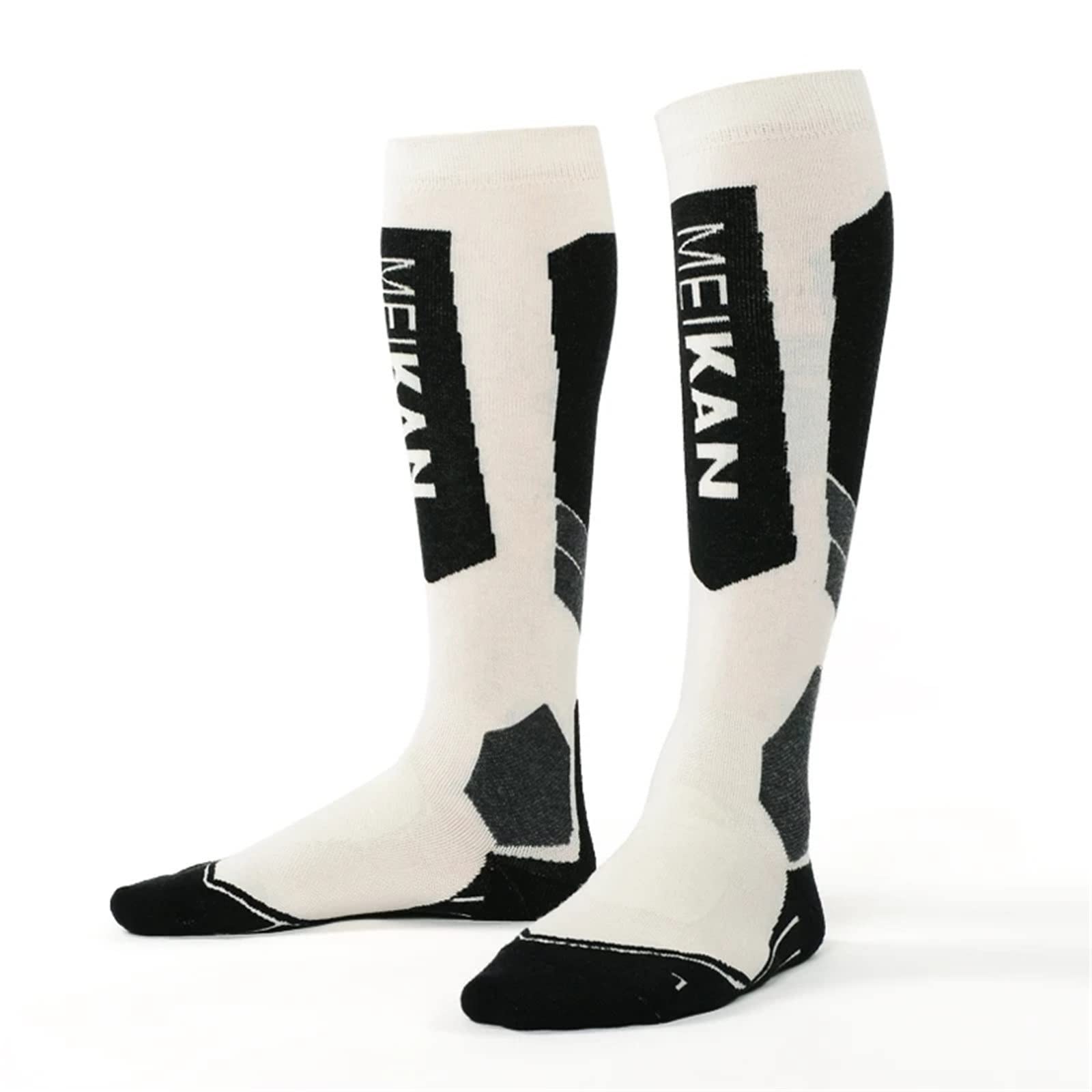Chaussettes de Ski Extérieur Épaissir Terry Sports Chaussettes Longues Genou Haut Bas Snowboard et Sports de Plein Air