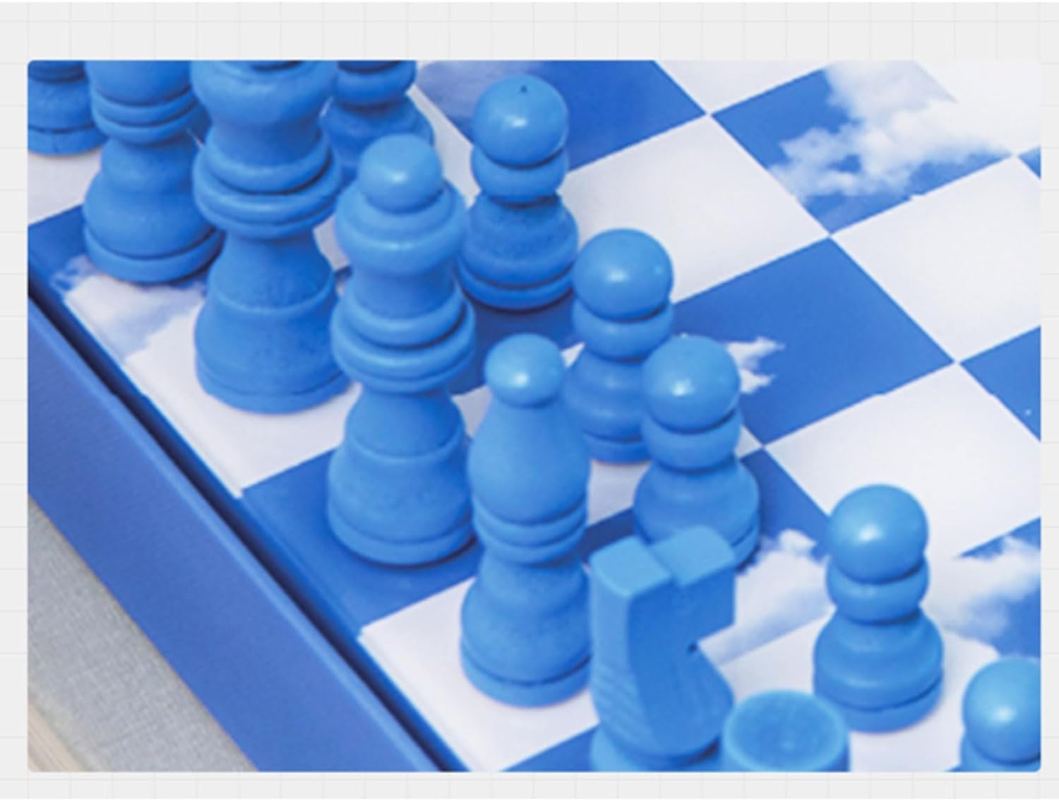 MRKU Set di Scacchi in Legno International Chess Set di Scacchi da torneo Professionale con Slot per riporre Gli Scacchi da Viaggio Scacchiera da Tavolo Gioco di Scacchi Regali