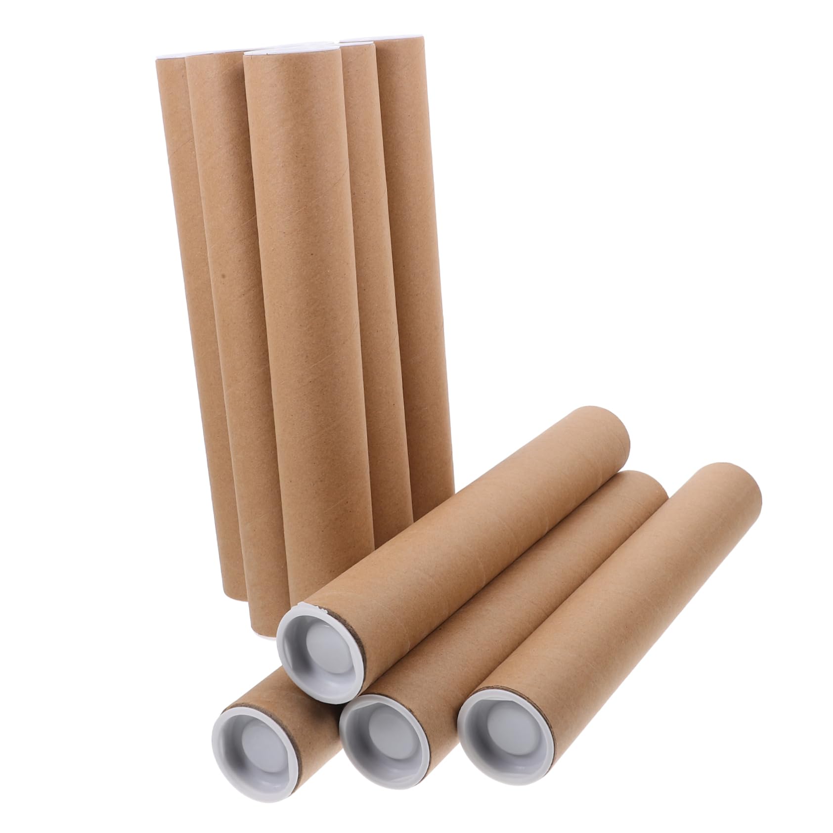 DOITOOL Artwork Tube Mailing Tube Cardboard for Poster Drawing Storage Reusable Paper Mailing