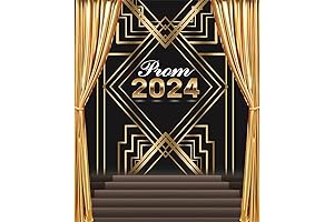 2024 Senior Prom Night Photos Graduation Party Decoration Backdrop
