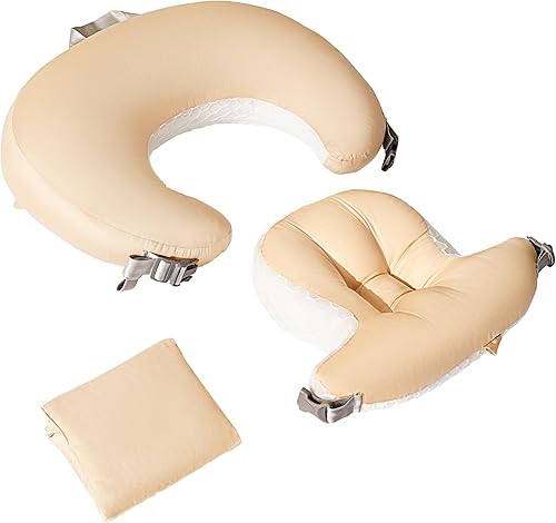 Miniatura 8 de Almohada de lactancia para lactancia materna y biberón, almohada de lactancia con correa ajustable para la cintura, elevación suave para reducir la