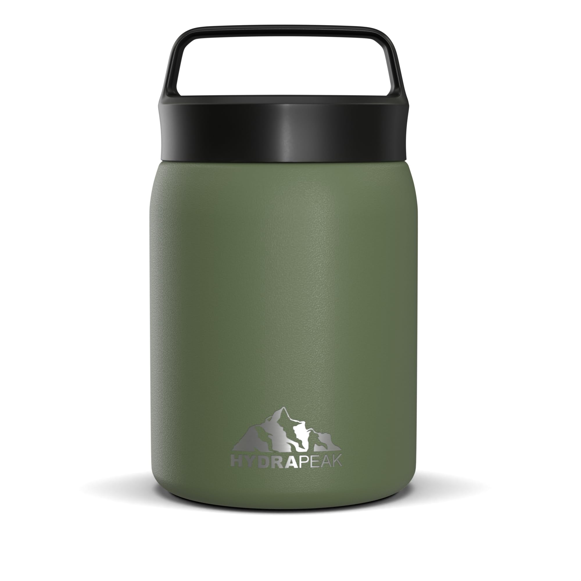 Hydrapeak18 oz Insulated Food Thermos Hot and Cold, Soup, Vacuum Insulated Jar, Stainless Steel, for Office, Outdoor (Sage Leaf)