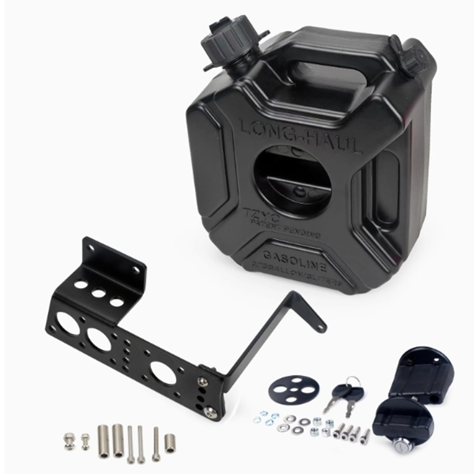 Amazon.co.jp: HI-LINE バイク ガソリン携行缶 3L サイドステー セット