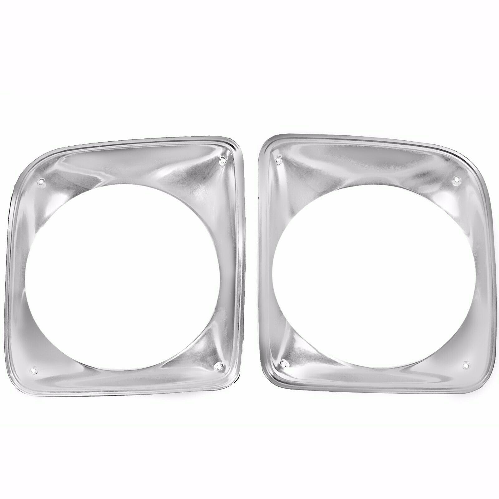 Lmrysalque for C10 Pickup 67-68 for C20 Pickup 67-68 for C30 Pickup 67-68 for K10 Pickup 67-68 for K20 Pickup 67-68 for K30 Pickup 68 PU Truck Headlight Bezels Pair Right & Left Side 2pcs
