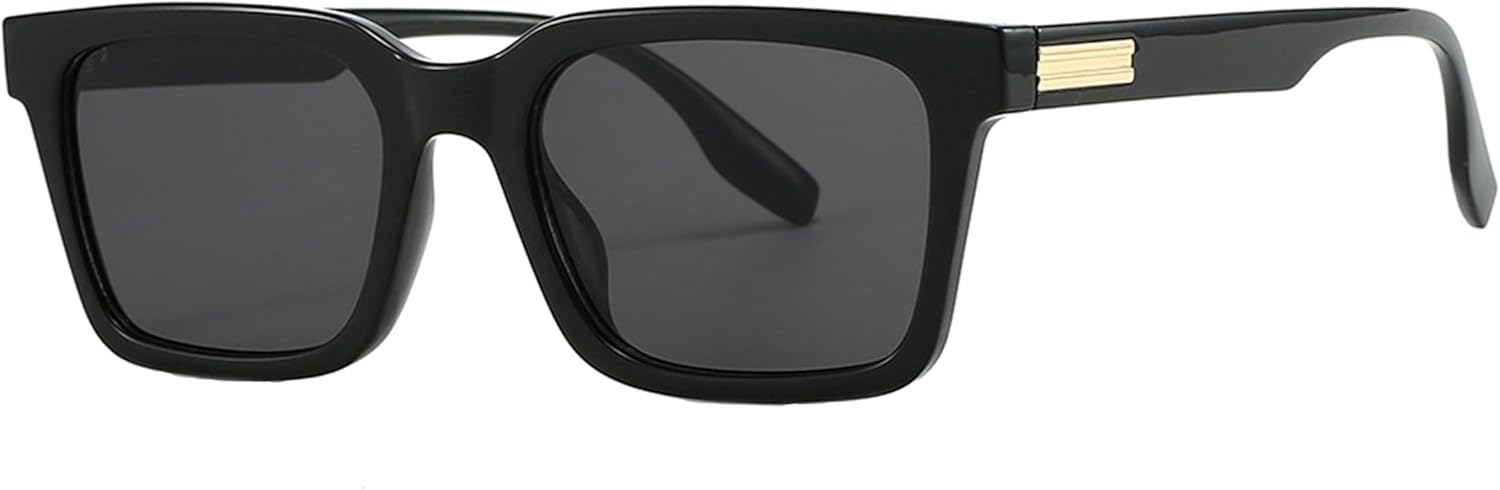 Kursan Trendy Rectangle Sunglasses for Men Women Classic Lightweight Frame Shades