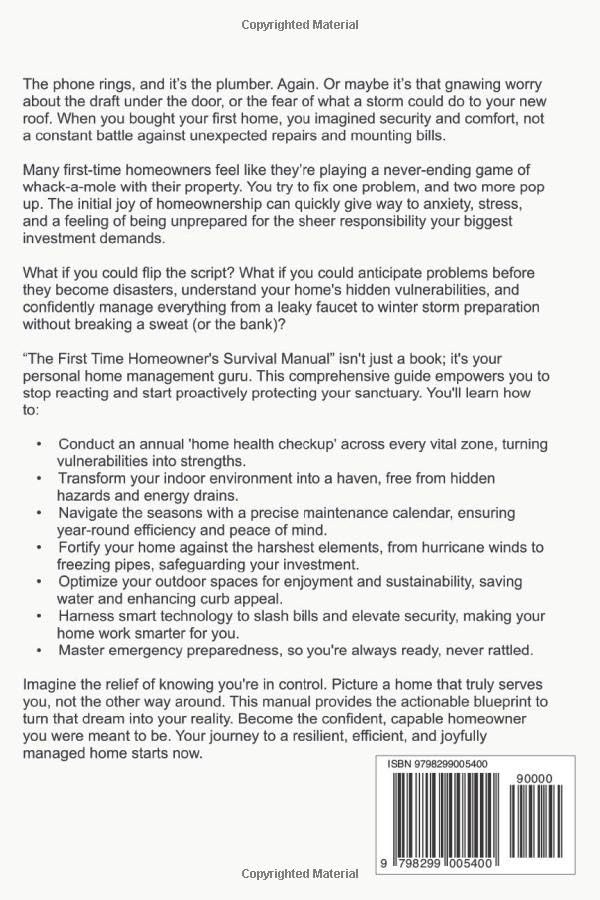 The First Time Homeowner's Survival Manual: Master Your House, Slash Your Bills, and Never Call for Help Again - Image 2