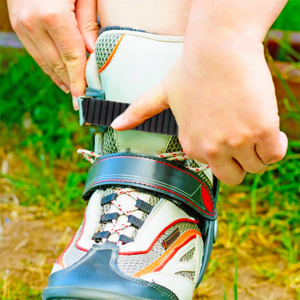 4pcs Speed ??skating Straps Skates Roller Skating Straps Replaceable Skate Buckle Skate Fixing Strap Skate Universal Buckle Straps Roller Skate Supplies Skate Leash PVC