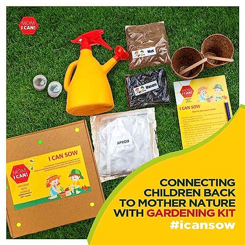 Mom I Can! The Gardening Kit (Version-2)| for Kids | Age 3 Years & Above| Gardening Kit for Kids | for Home Garden | Return Gifts | Value Based Activity Kits