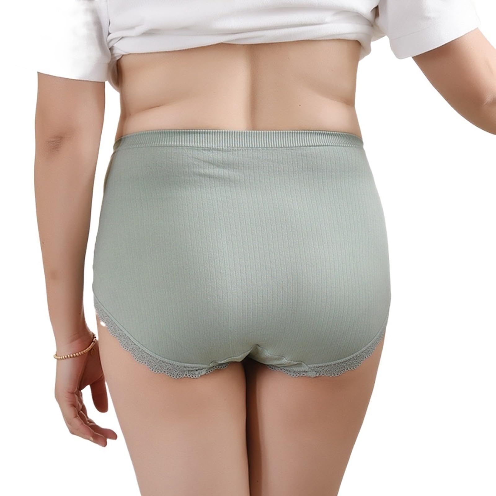 POCHY Confezione da 2/3 Mutandine per Le Donne Taglia Plus Boxer Stretch Intimo Postpartum Maternità Sottopantalone Anti Sfregamento