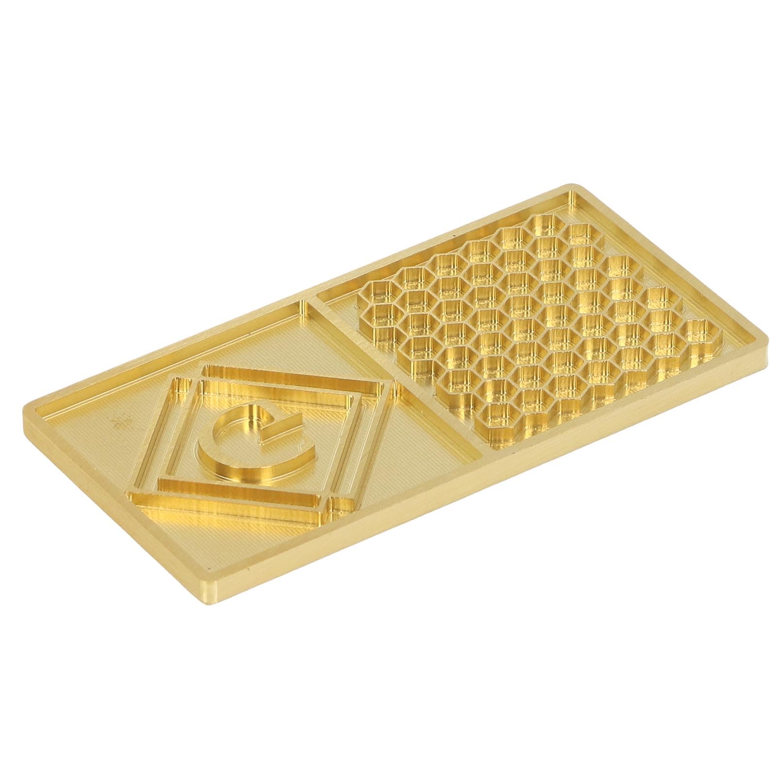 Bandeja de Sello de Hielo de Cobre – Placa de Estampado Transparente para Cubitos de Cóctel Premium Ideal para Bares y Fiestas Diseño Moderno y Multiusos Fácil de Usar y Limpiar