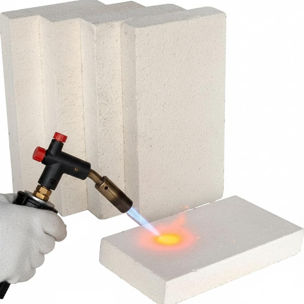 SONRET Fire Bricks for Furnace, Pizza Oven, Forging – High Temperature Refractory Bricks for BBQ, Fireplace and Kilns – Durable FireBrick – Pack of 5-picture-14