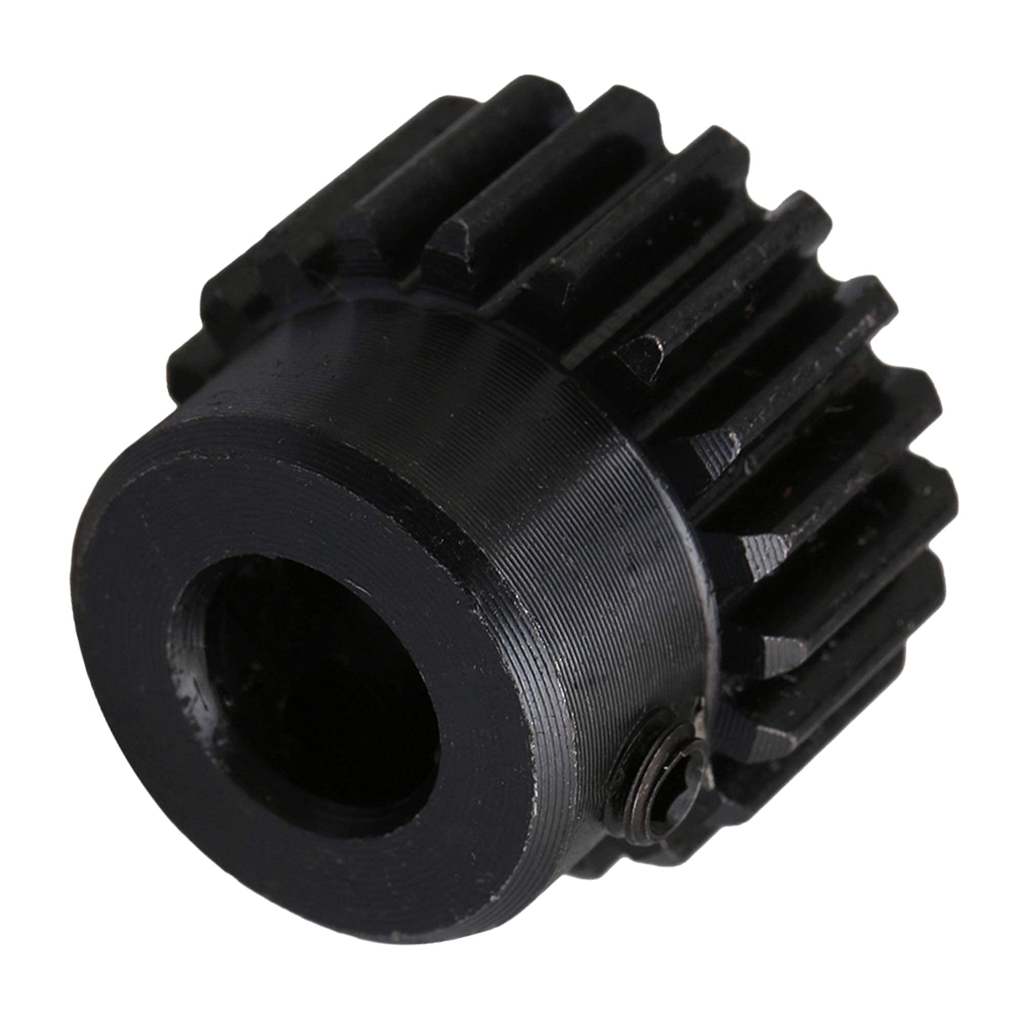 Yibuy 2 x Modulo 1 Nero 8 mm Foro 20 Denti Motore Acciaio Ruota Ingranaggio 45 Acciaio