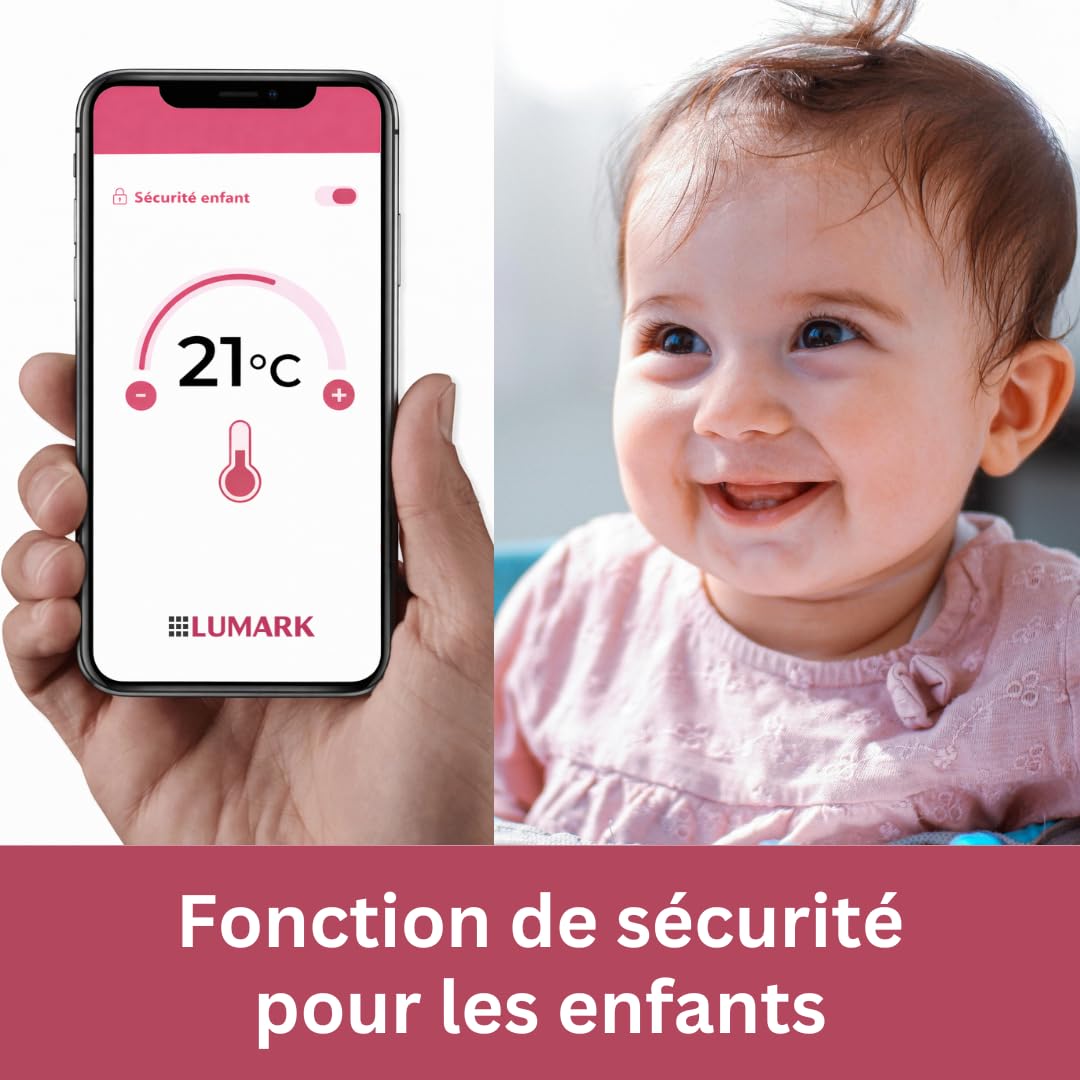 Cabezal termostático inteligente conectada LUMARK - Control de temperatura a través de la aplicación Tuya, programación, detección de ventanas abiertas - Compatible con asistentes de voz (11, con