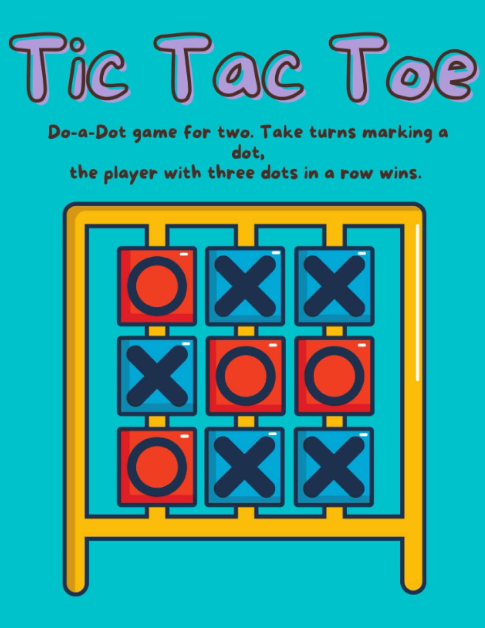 Buy Tic Tac Toe do a dot game for two take turns making a dot: Blank ...