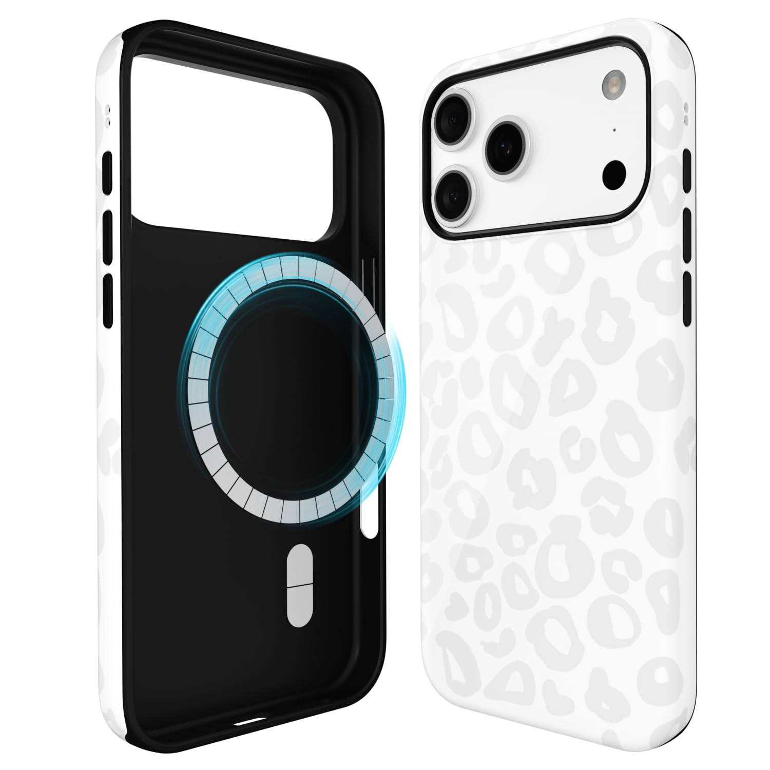 Coque iPhone 17 Pro antichoc motif léopard mignon et design rétro chic - 8