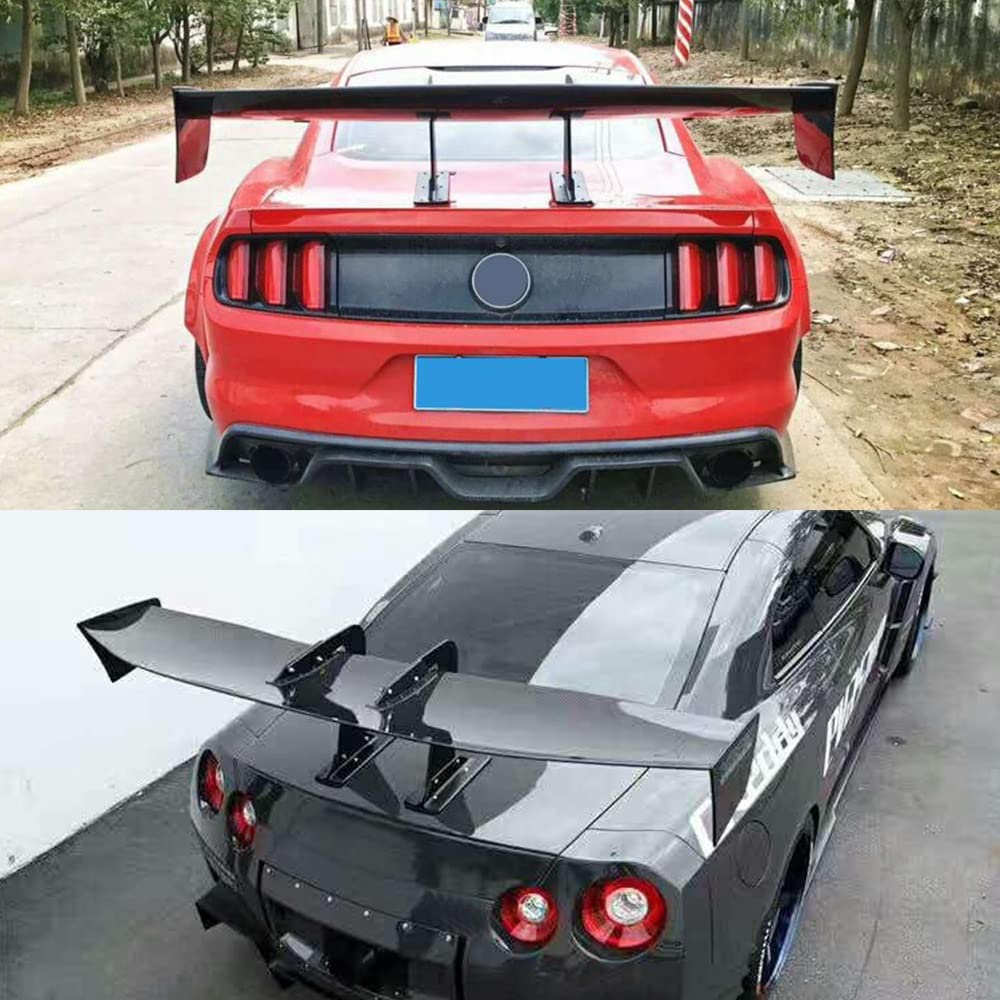 Dla Forda Dla Mustanga Samochodu Big Barb Tylny Spoiler Bagażnika Boot Lip Tylne Skrzydło Akcesoria Do Stylizacji Samochodów Z Włókna Węglowego/FRP(Carbon Fiber)