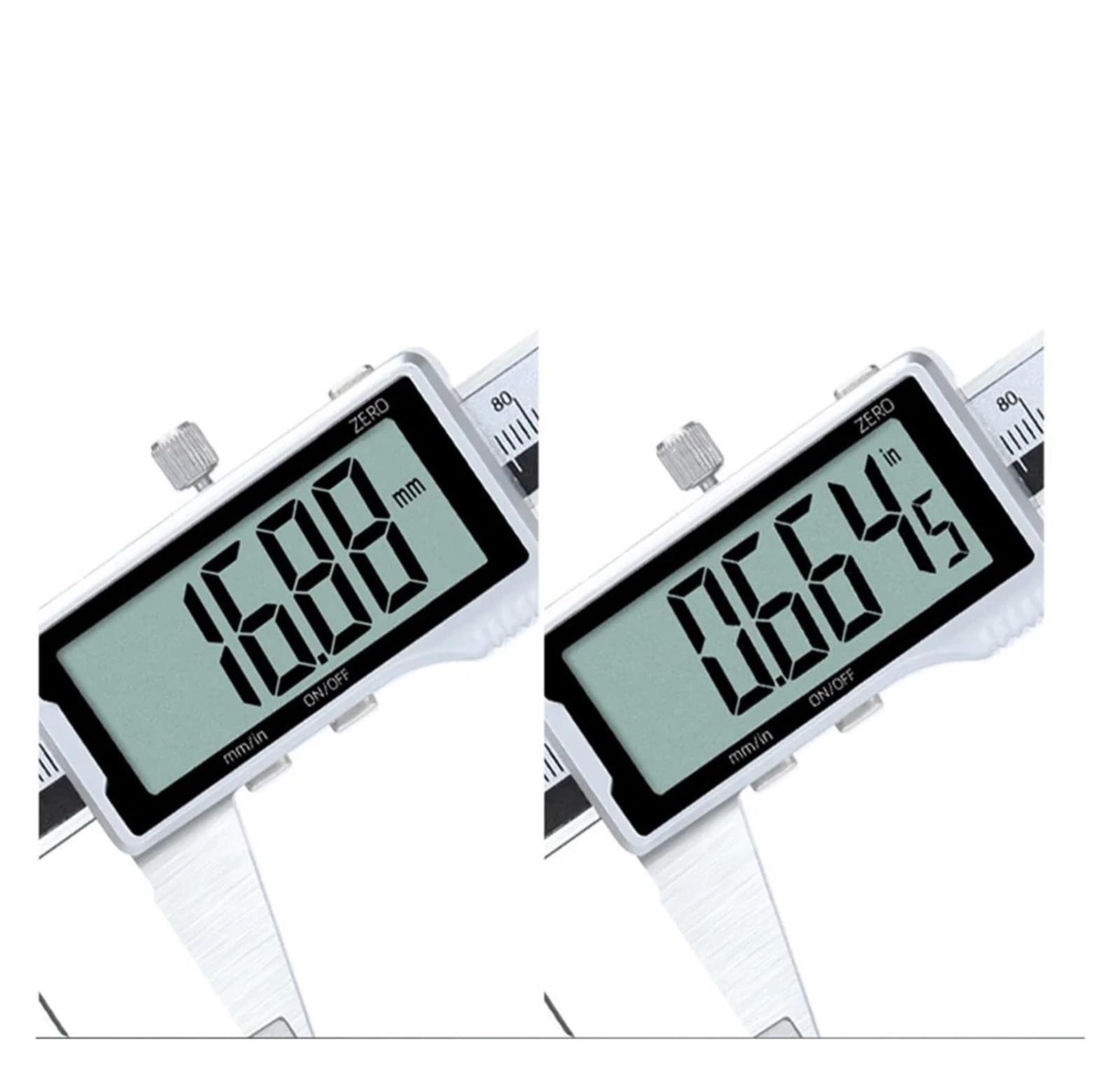 Calibrador Digital electrónico pantalla completa Metal completo 0-150/200/300mm herramienta de medición Vernier de acero inoxidable(Size:0-300mm)