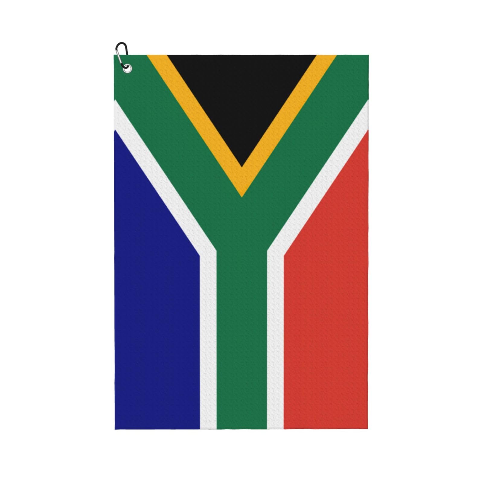 YQxwJL South African Flag Print Funny Golf Towel,Premium Towel,Microfiber Waffle Pattern Towels,Golf Gift for Men