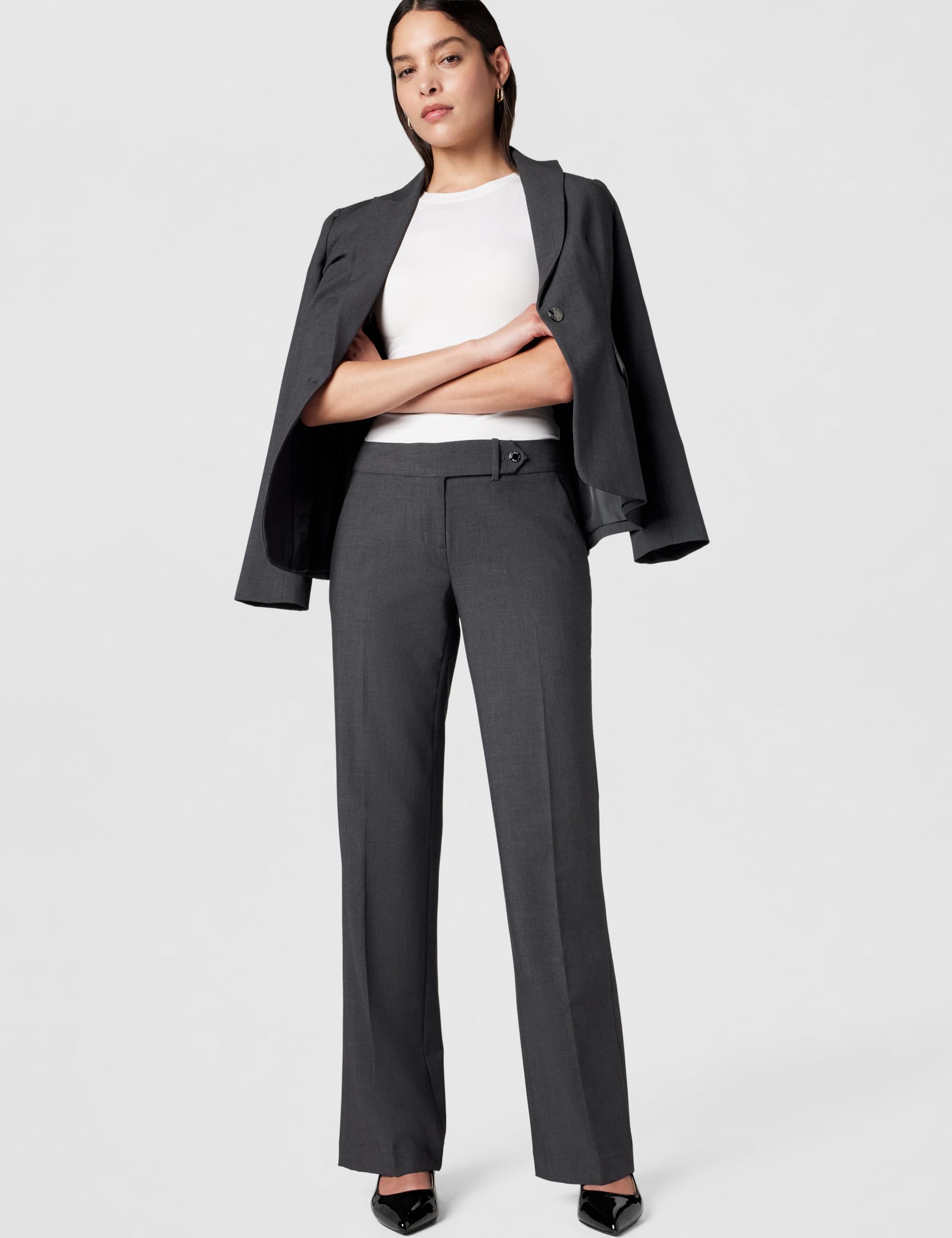 Calvin Klein Womens Classic Fit Straight Leg Suit Pants product thumbnail 4