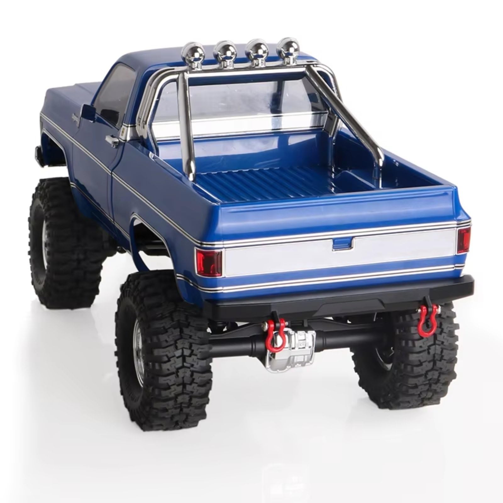 Paraurti Posteriore Alluminio Per Traxxas Per TRX-4M F150 K10 1/18 RC Auto Parti Aggiornamento Modello Accessorio Modifiche Componenti RC Ricambi Modellismo