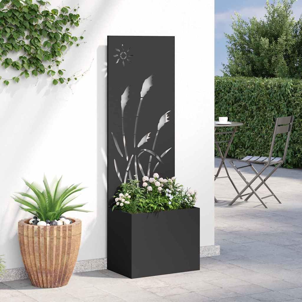 Osłona ogrodowa czarna 50 x 150 cm