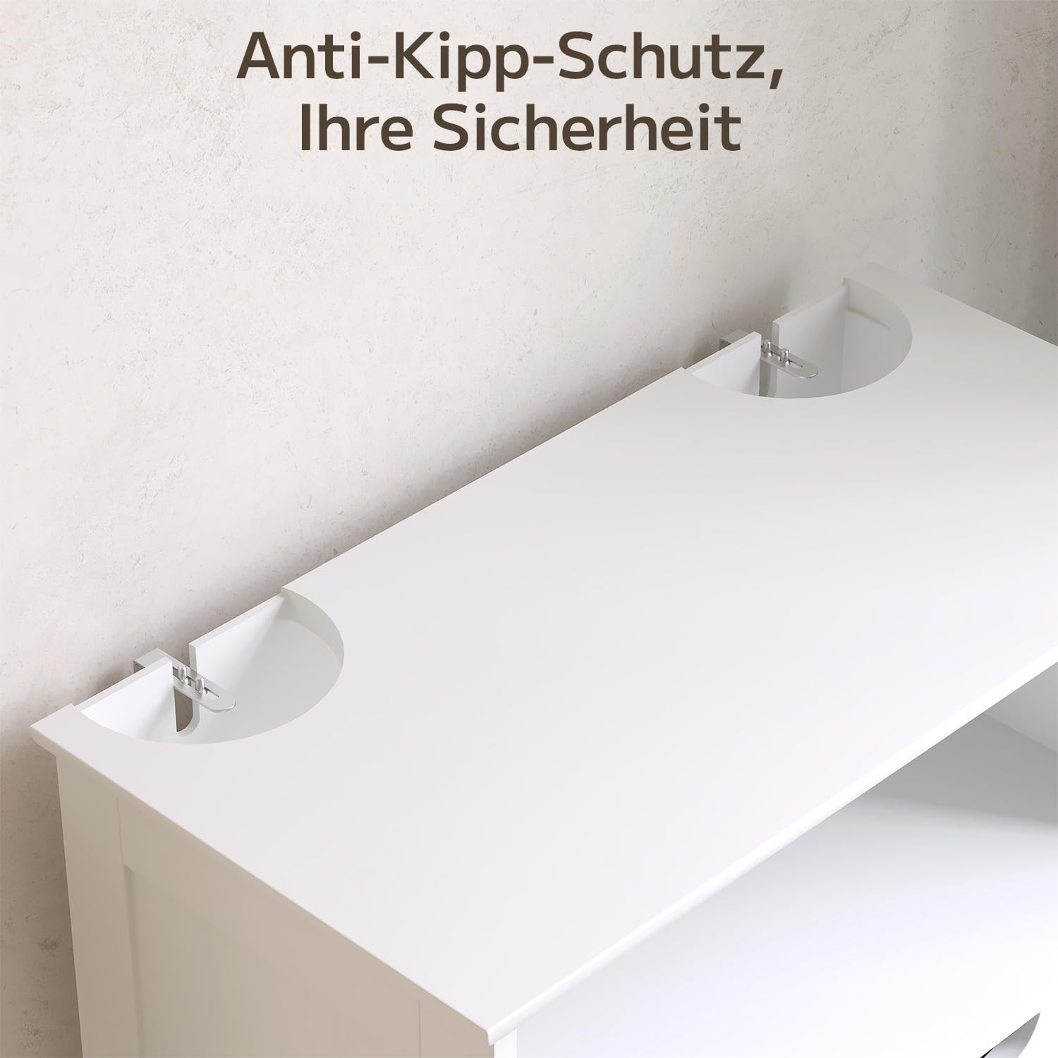 Mueble de baño, Mueble de baño con 1 Estante Abierto, 1 cajón y 1 Estante Ajustable, para baño, salón, Comedor, 60 x 30 x 170 cm (Blanco)