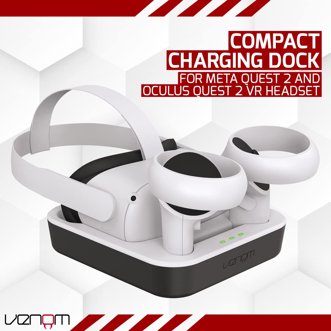 Venom - Charging Dock with Rechargeable Battery Packs for Meta
