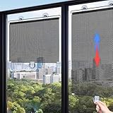 Blackout Roller Blinds with Suction Cups, Temporary Blinds, 16/18/20/23/27x49in, Car Window Sunshad, Indoor Sun Protection Curtains, Portable Retractable Curtains,Black-68x125cm/27x49in