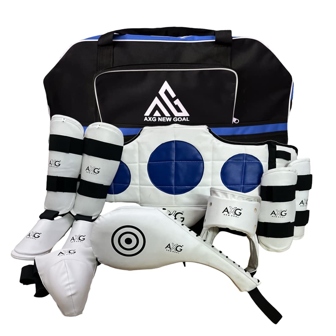 AXG Mega Taekwondo Combo (Medium) with Duffel Cum Backpack for Age 9 to 15yrs Boxing Kit (B0BL3N32P1) Amazon Price History, Amazon Price Tracker